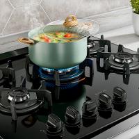 Fogão de Embutir U Top 5 Bocas com Mesa de Vidro Atlas - 6