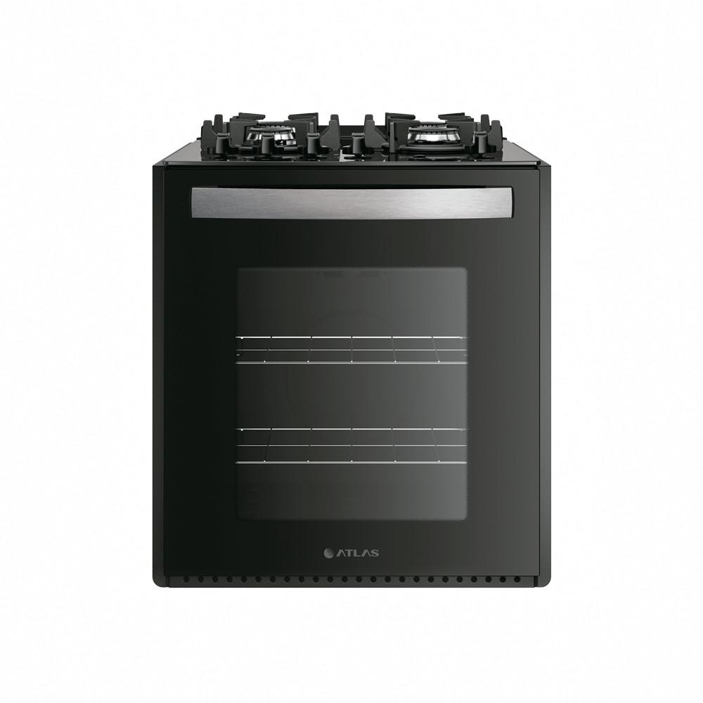 Fogão de Embutir U Top 4 Bocas com Mesa de Vidro Atlas - 1