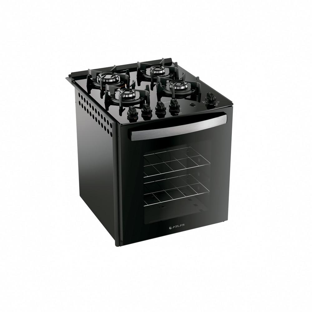 Fogão de Embutir U Top 4 Bocas com Mesa de Vidro Atlas - 3