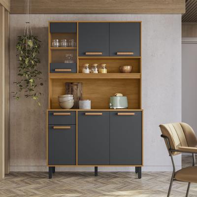 Armário de Cozinha Nápoles Itatiaia 6 Portas e 1 Gaveta 120 cm