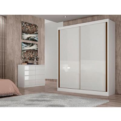 Guarda Roupa Virtus 2 Portas 3 Gavetas Novo Horizonte