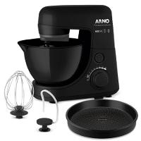 Batedeira Planetária Deluxe 600W Preta KT-01 com Forma Rochedo 127V Arno - 1