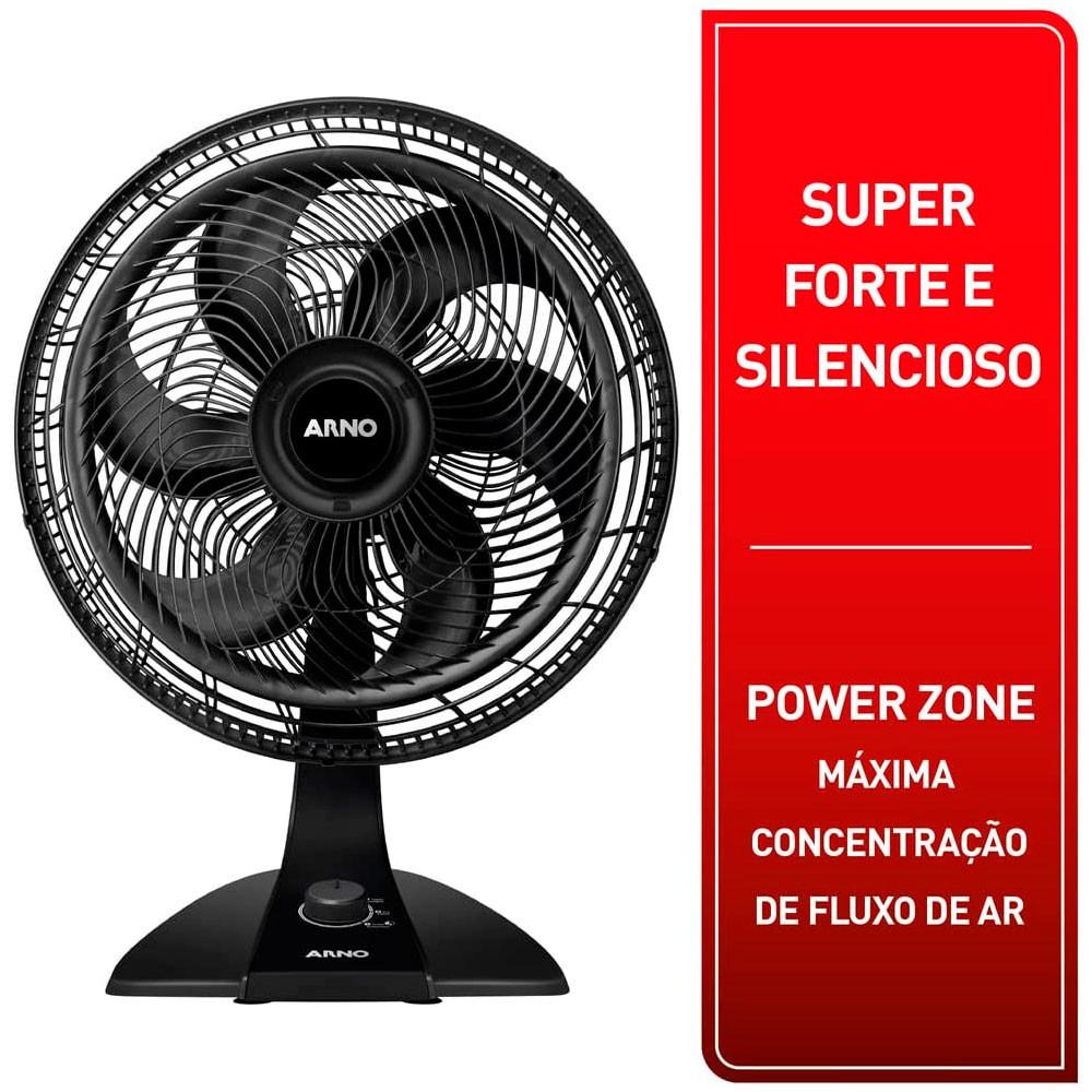 Ventilador de Mesa ou Parede 40cm VF42 Turbo Force 2 Em 1 Arno - 2
