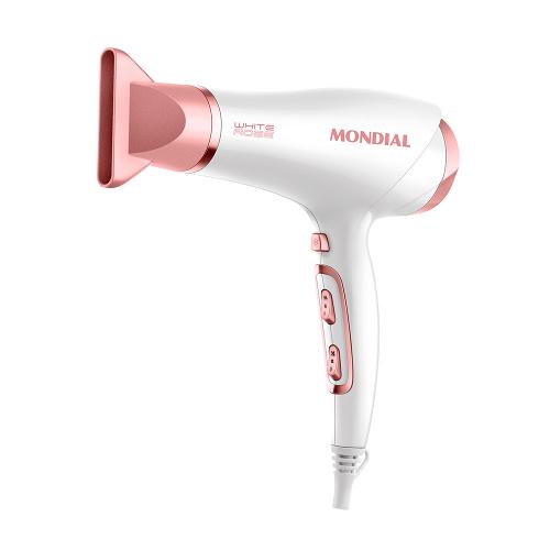 Secador de Cabelo Mondial SCN-50 2000W Branco com rosa 110v