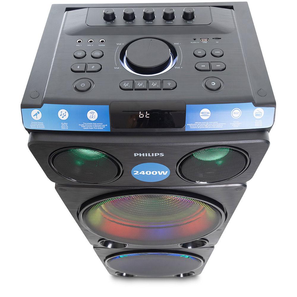 Caixa de Som TAX5509/78 2400W LED Bluetooth Philips - 3