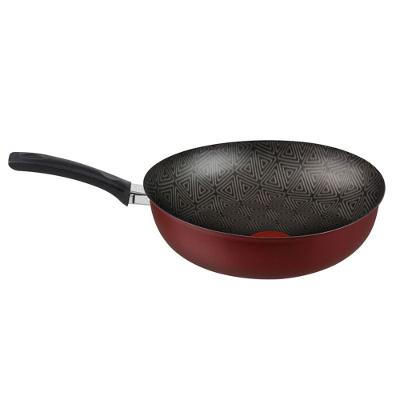 Frigideira Wok Rochedo Facilita 24cm Vermelho