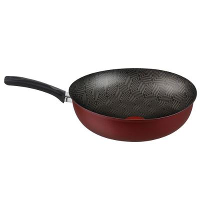Frigideira Wok Rochedo Facilita 28cm Vermelho