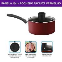 Panela Rochedo Facilita 18cm Vermelho - 3