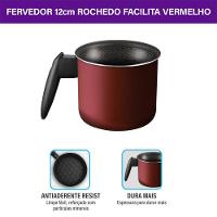 Fervedor Rochedo Facilita 12cm Vermelho - 3