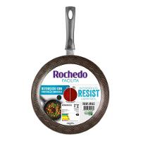 Frigideira Rochedo Facilita 24cm Vermelho - 4