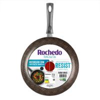 Frigideira Rochedo Facilita 30cm Vermelho - 4