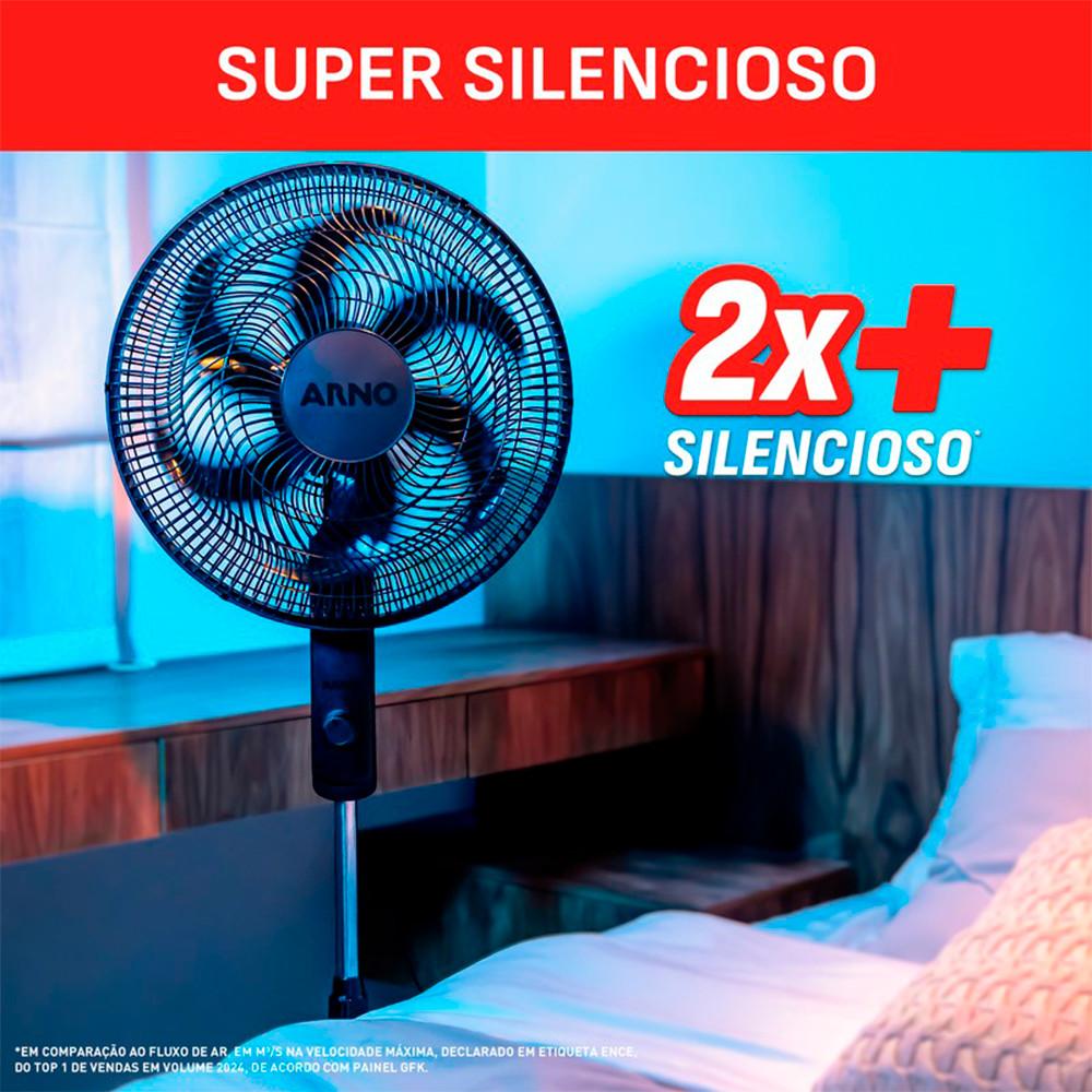 Ventilador de Coluna Arno Essential 40cm 6 Pás 140w Ve2c 220v - 3