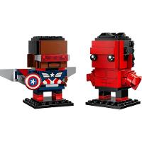 LEGO® BrickHeadz - Capitão América e Hulk Vermelho - 1