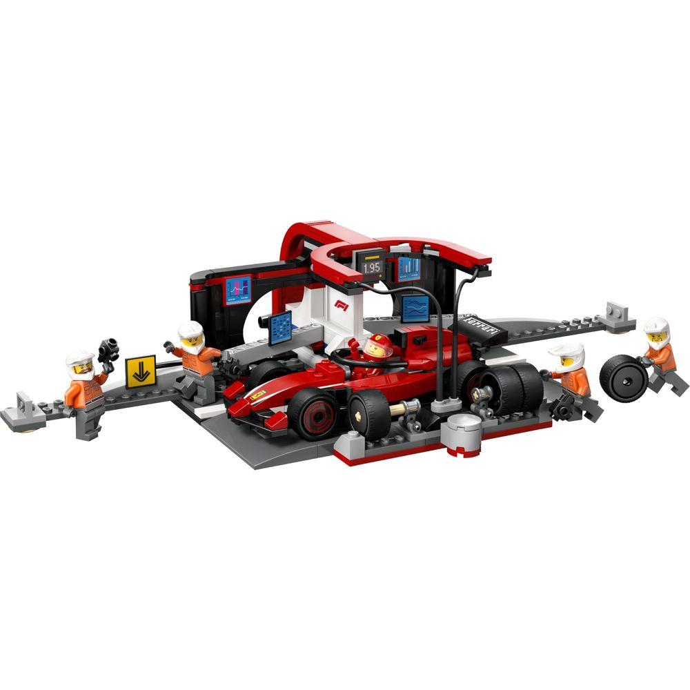 LEGO® City - Pit Stop e equipe da F1® com carro Ferrari - 1