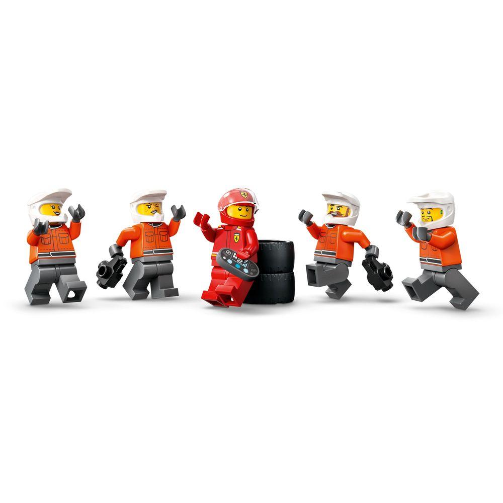 LEGO® City - Pit Stop e equipe da F1® com carro Ferrari - 2