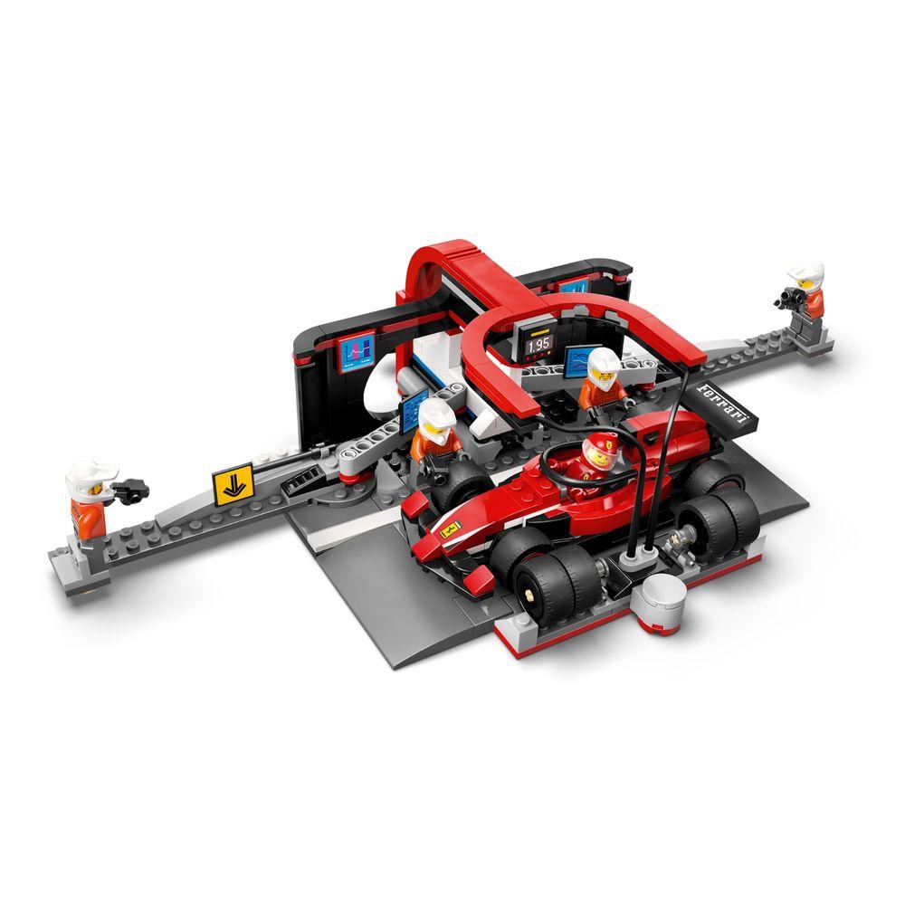 LEGO® City - Pit Stop e equipe da F1® com carro Ferrari - 4