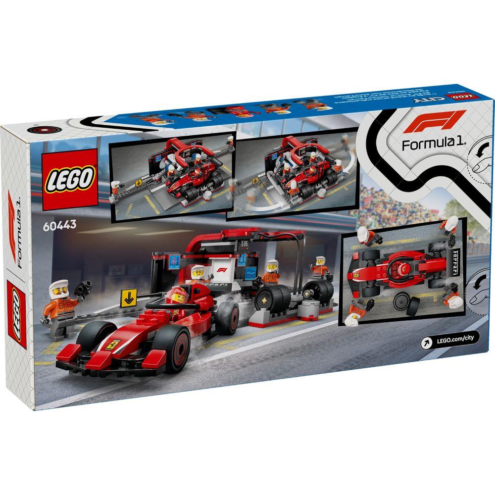 LEGO® City - Pit Stop e equipe da F1® com carro Ferrari - 7