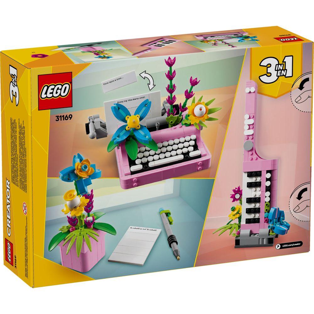 LEGO® Creator 3 em 1 - Máquina de escrever com flores - 7