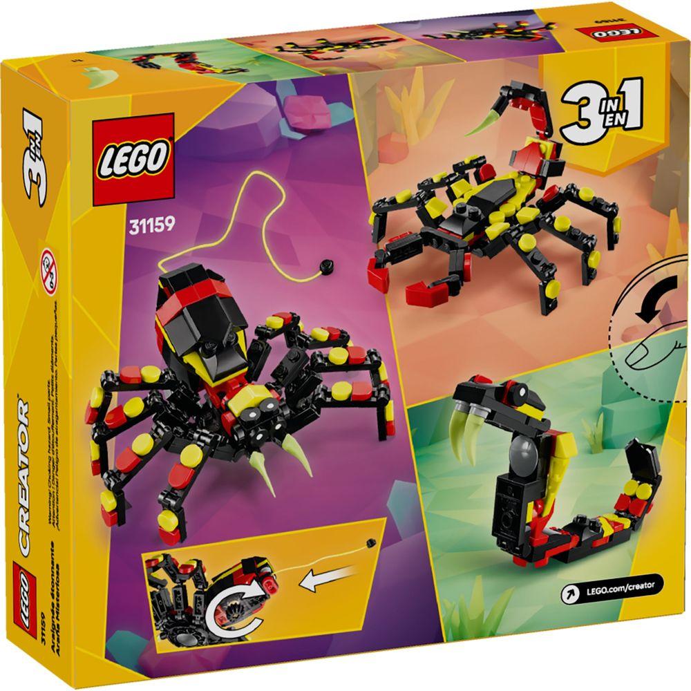 LEGO® Creator 3 em 1 - Animais selvagens: Aranha surpreendente - 10