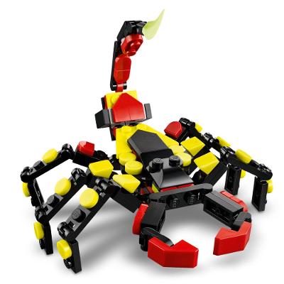 LEGO® Creator 3 em 1 - Animais selvagens: Aranha surpreendente
