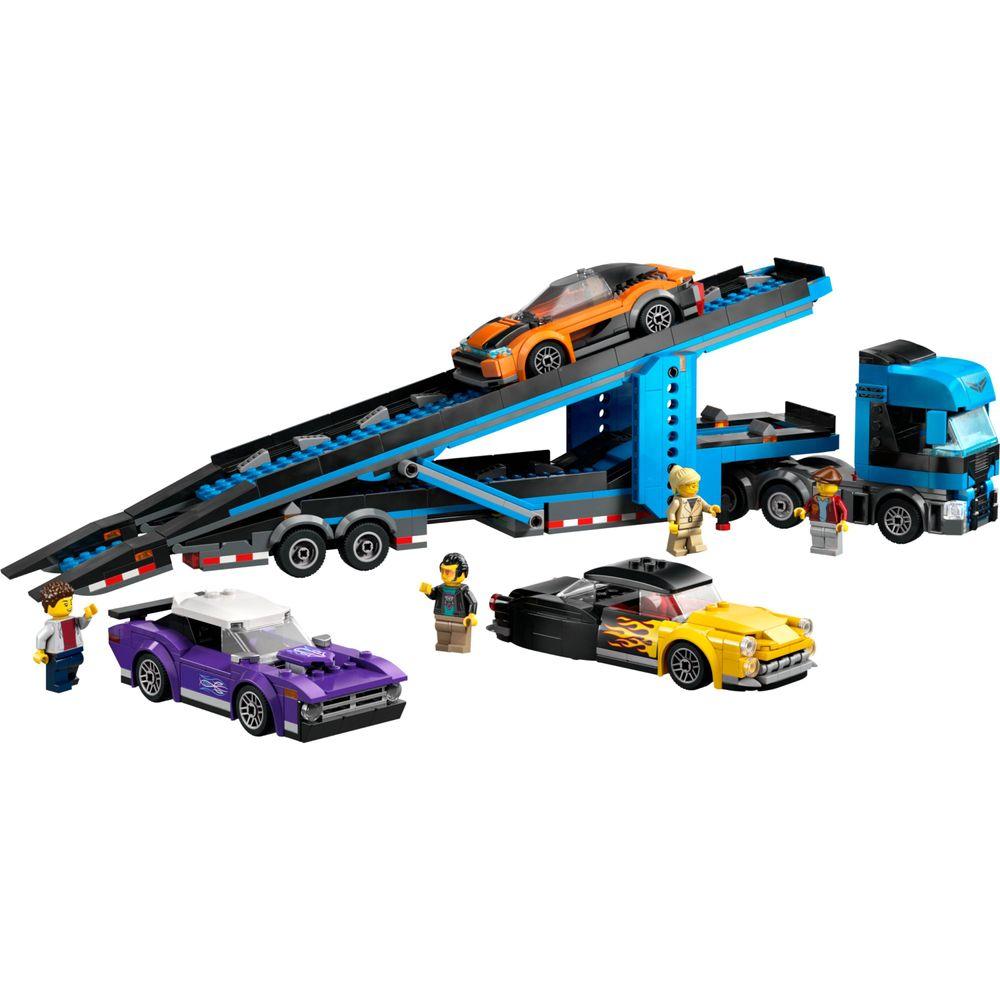 LEGO® CITY - Caminhão transportador de carros com carros esportivos - 1