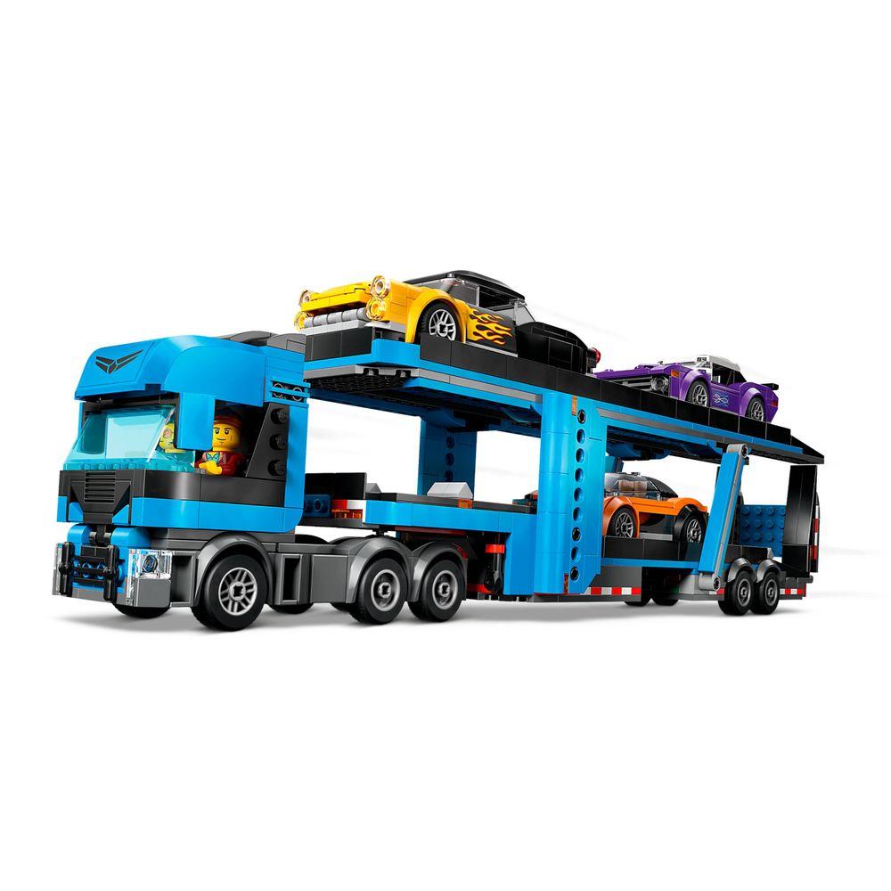 LEGO® CITY - Caminhão transportador de carros com carros esportivos - 2