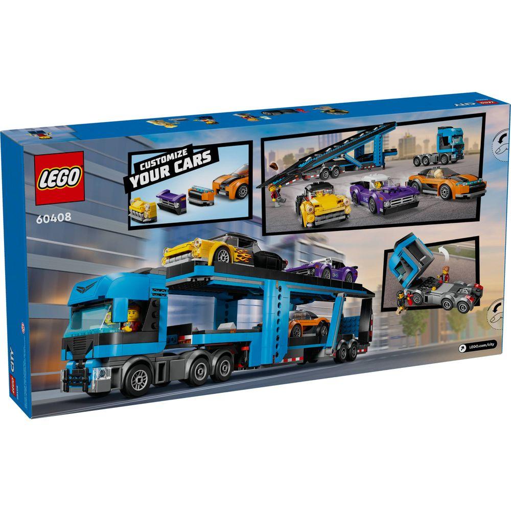 LEGO® CITY - Caminhão transportador de carros com carros esportivos - 7