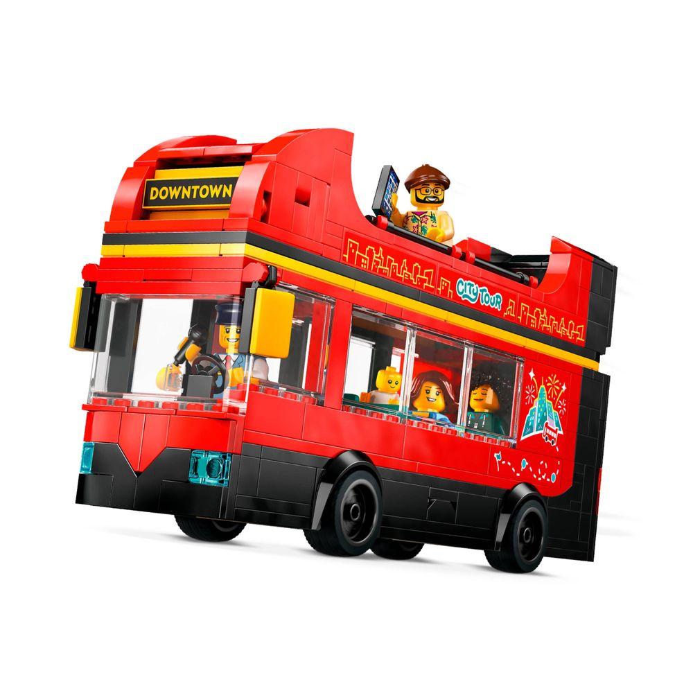 LEGO® CITY - Ônibus turístico vermelho de dois andares - 2