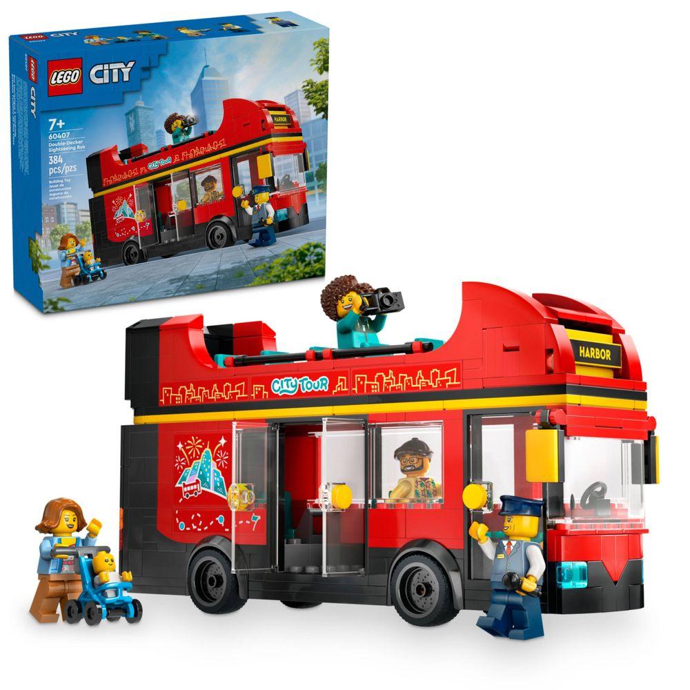 LEGO® CITY - Ônibus turístico vermelho de dois andares - 7