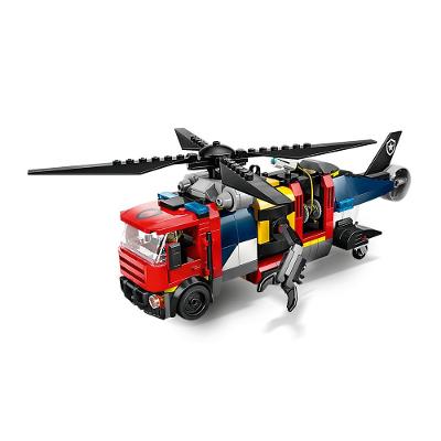 LEGO® City - Helicóptero, caminhão de bombeiros e submarino
