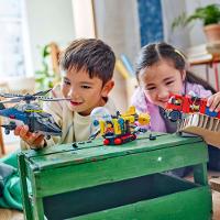 LEGO® City - Helicóptero, caminhão de bombeiros e submarino