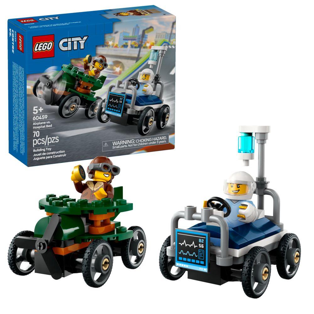 LEGO® City - Carro de avião vs cama de hospital - 4