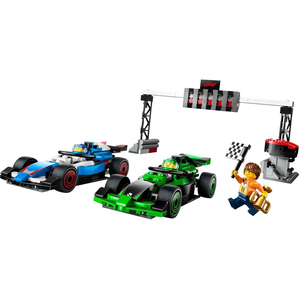 LEGO® City -  F1® Grid com carros de corrida VCARB e Sauber - 1