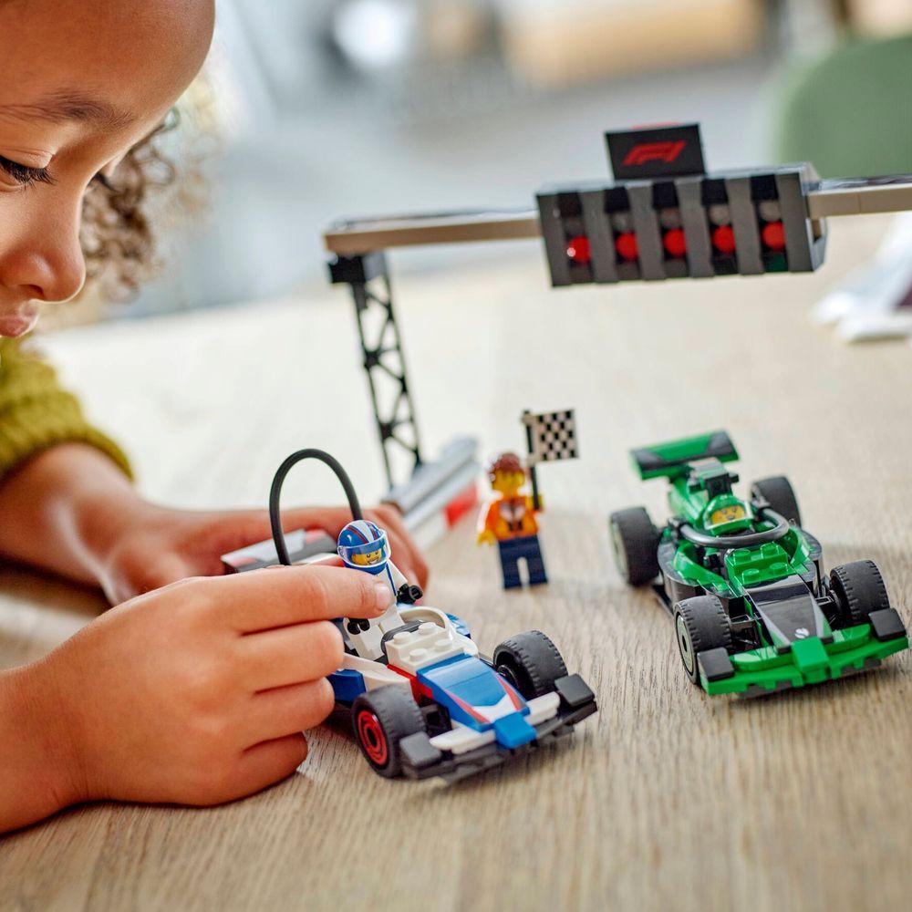 LEGO® City -  F1® Grid com carros de corrida VCARB e Sauber - 4