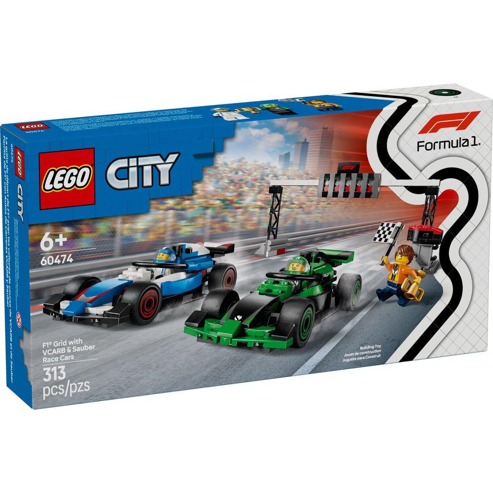 LEGO® City -  F1® Grid com carros de corrida VCARB e Sauber - 8