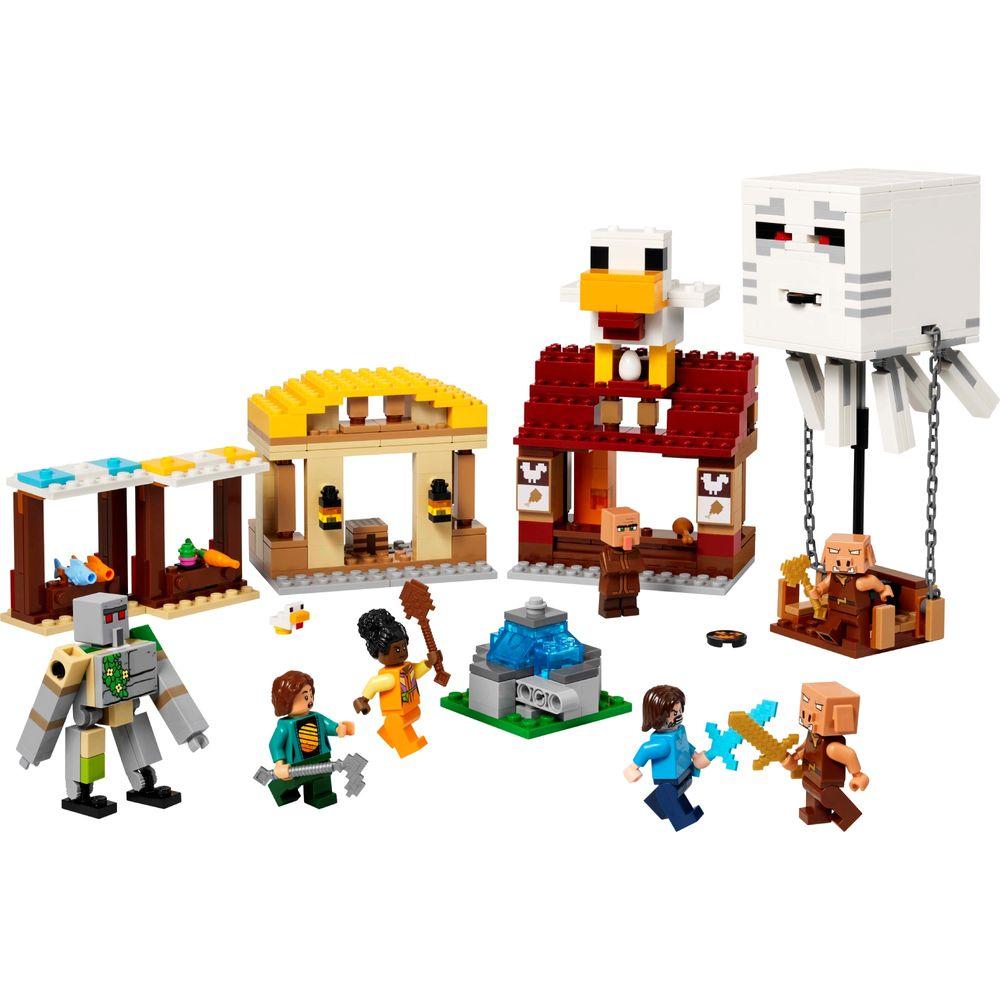 LEGO® Minecraft® - O Ataque da Vila do Balão Ghast - 1