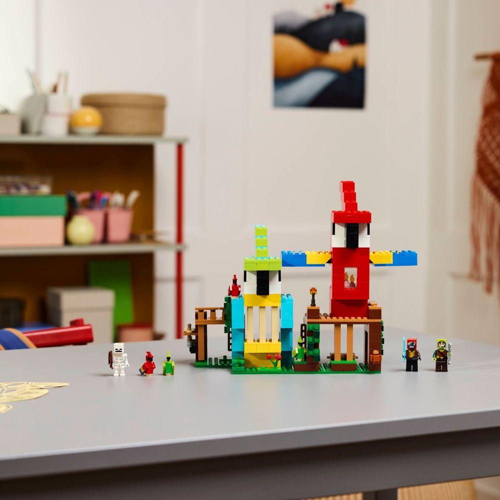 LEGO® Minecraft® - As casas dos papagaios - 3