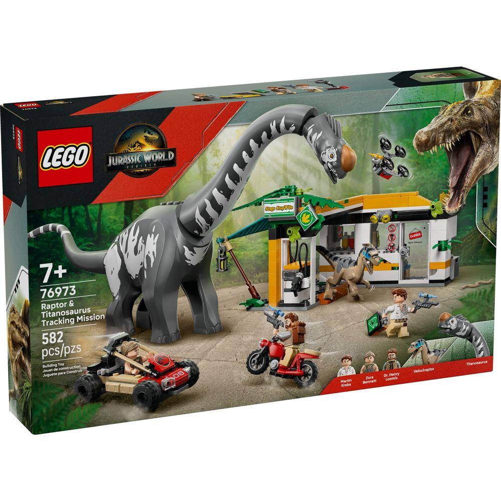 LEGO® Jurassic World - Missão de rastreamento de Raptor e Titanosaurus - 4