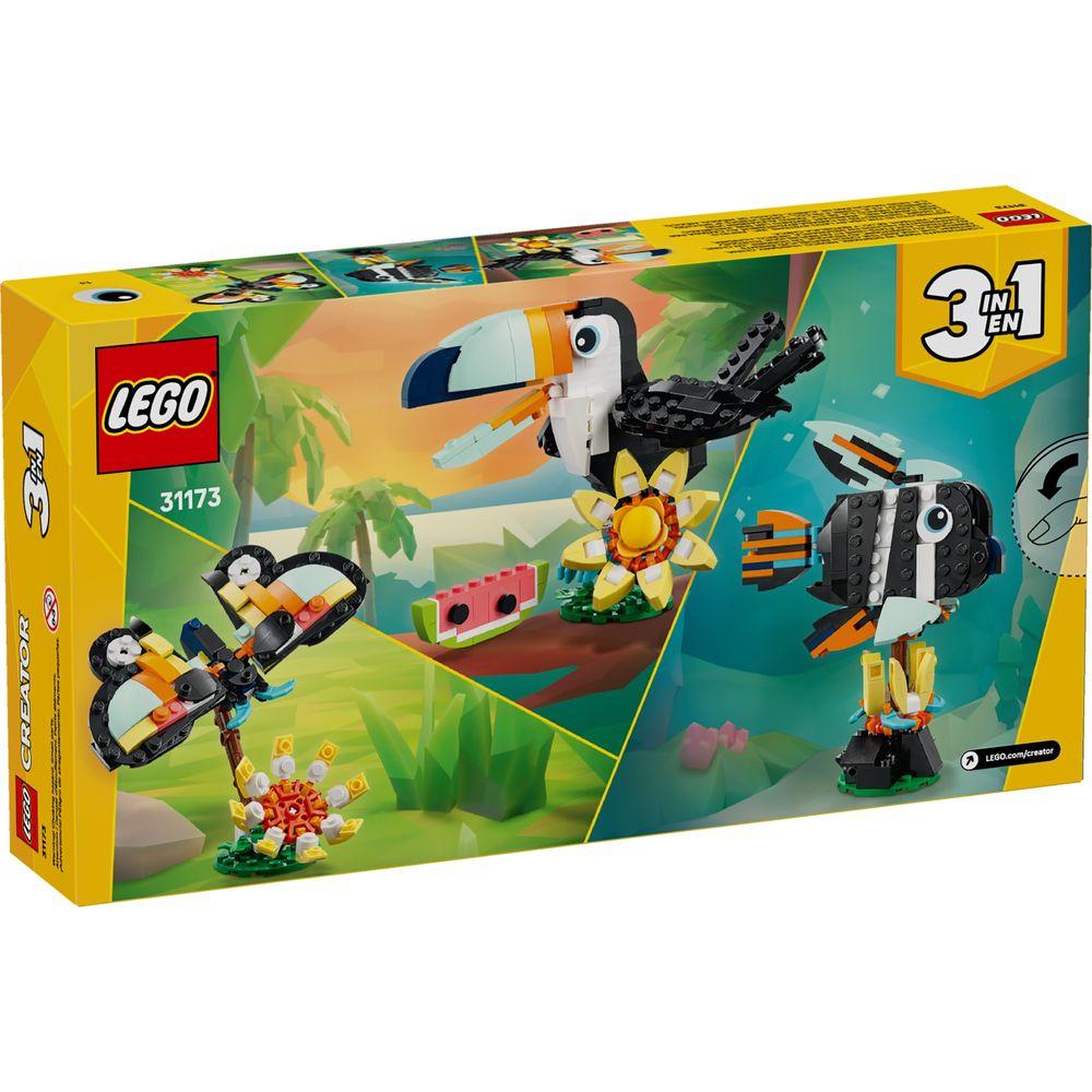 LEGO® Creator 3 em 1 - Animais selvagens: Tucano tropical - 7