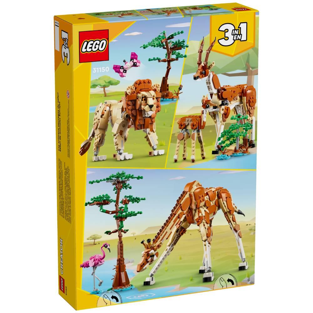 LEGO® Creator 3 em 1 - Animais Selvagens do Safari - 10