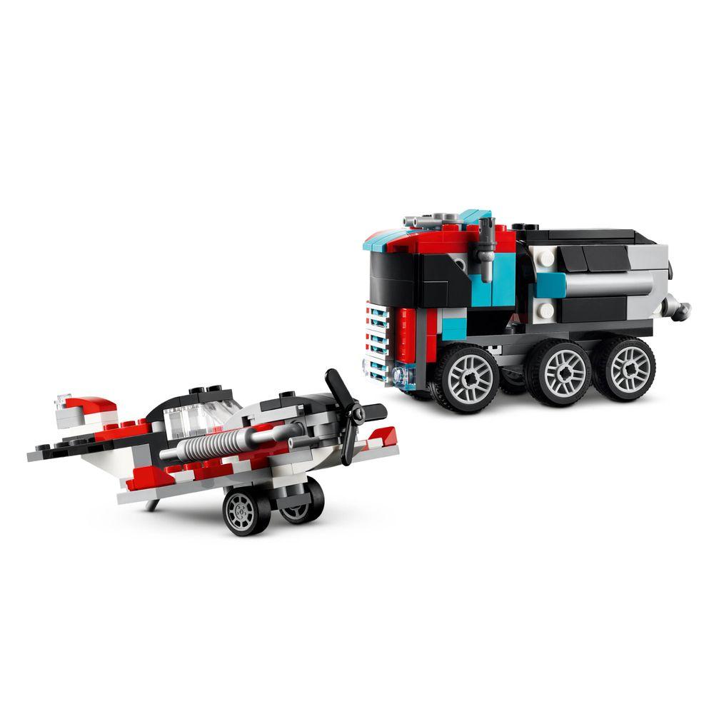 LEGO® Creator 3 em 1 - Caminhão Plataforma com Helicóptero - 3