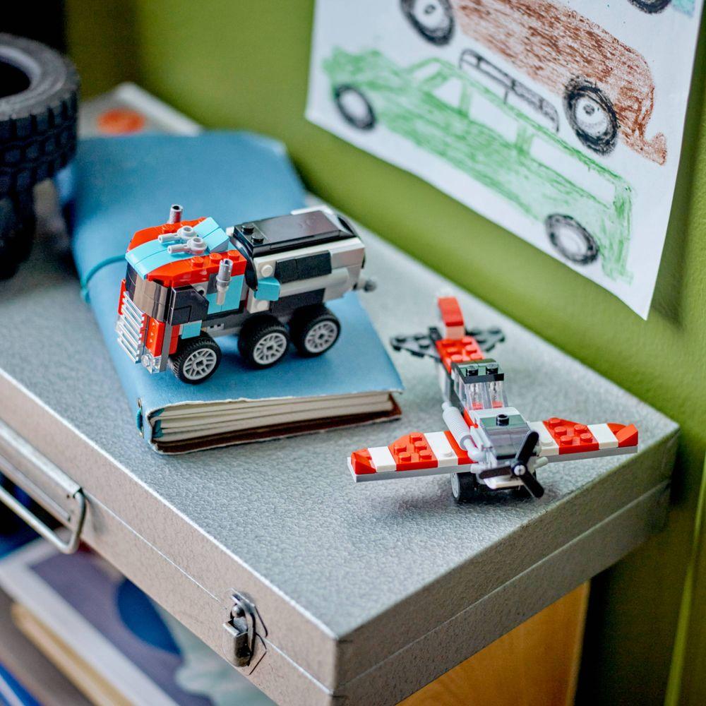 LEGO® Creator 3 em 1 - Caminhão Plataforma com Helicóptero - 6