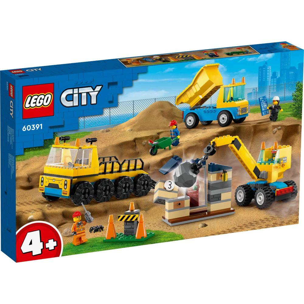 LEGO® City - Caminhões de Construção e Guindaste com Bola de Demolição - 4