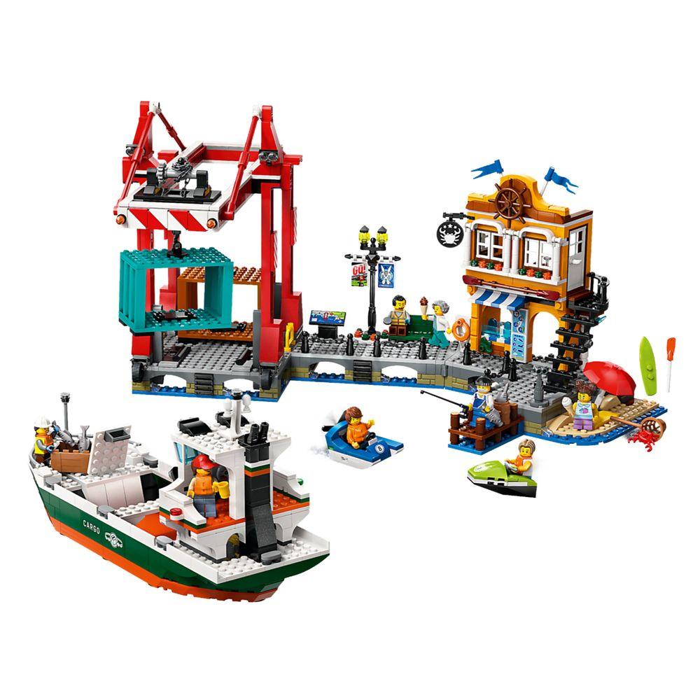 LEGO® City - Porto à beira-mar com navio de carga - 2