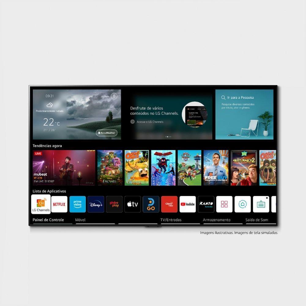 Smart TV LG 60'' 4K UHD WiFi Bluetooth HDR Inteligência Artificial ThinQ Smart Magic Google Alexa 60UQ8050PSB 2022 - 8