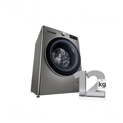  Lava e Seca Smart LG VC4 12kg Inox Look com Inteligência Artificial AIDD CV5012PC4 110V