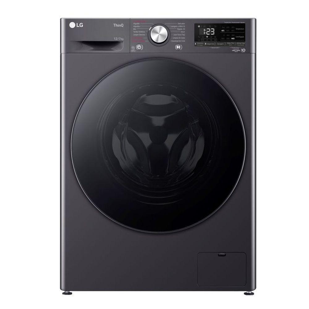 Lava e Seca Smart LG VC4 12kg Titanium Com Inteligência Artificial AIDD CV5012MC4 110V - 1