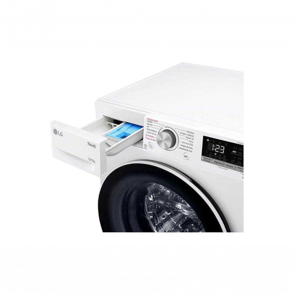 Lava e Seca Smart LG VC4 12kg Branca Com Inteligência Artificial AIDD CV5012WC4 110V - 9