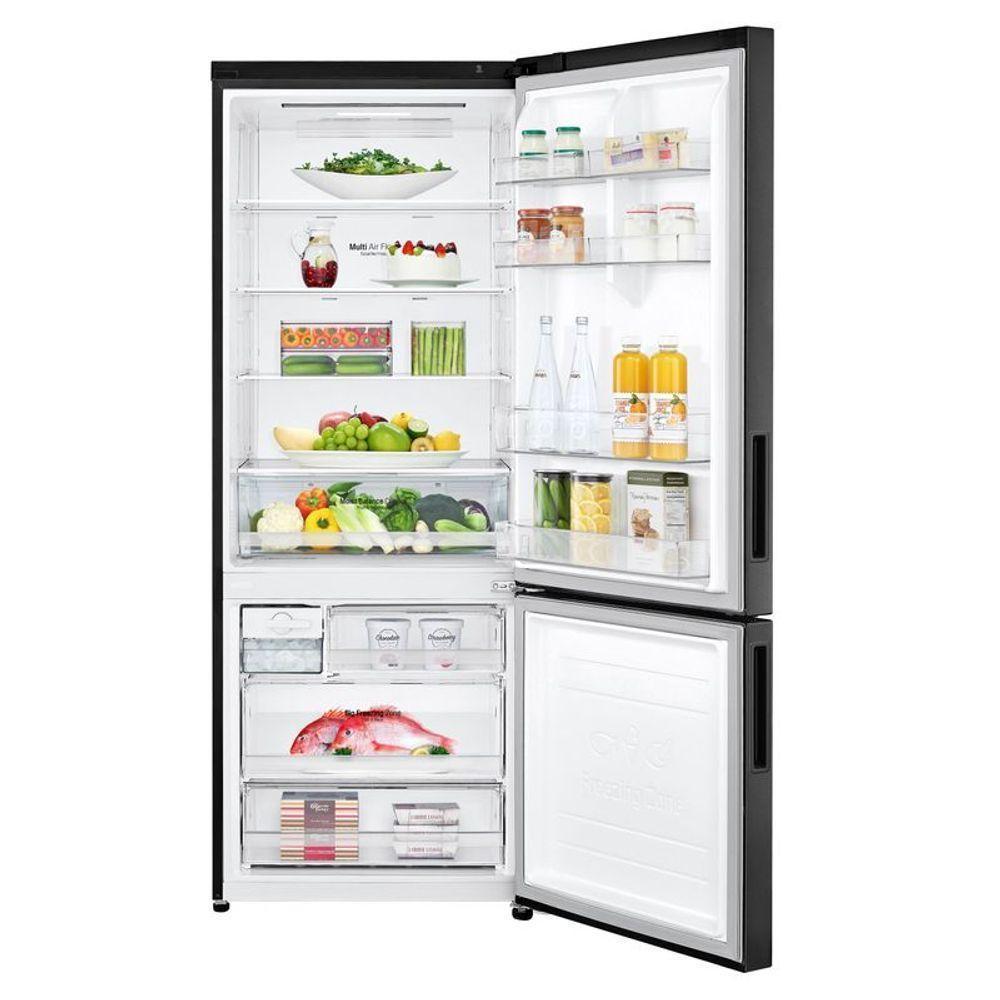 Geladeira Smart LG Frost Free Inverter 451L Inverse Black Inox GC-B569NQL 127V - 4