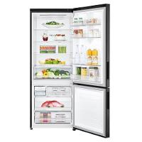 Geladeira Smart LG Frost Free Inverter 451L Inverse Black Inox GC-B569NQL 127V
